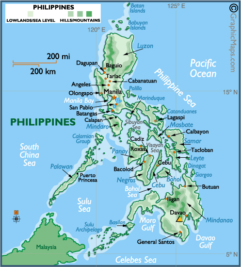 Map of The Philippines