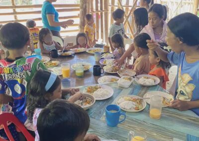 After the Storm, Hope Shines Brighter: Rose CGI’s Weight of Life Feeding Program in Barangay Manocmanoc