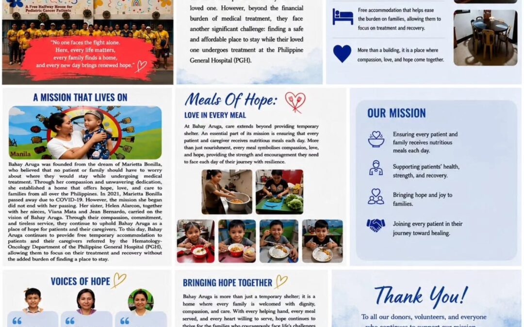 Nourishing Hope: How Daily Meals Support Pediatric Cancer Patients at Bahay Aruga