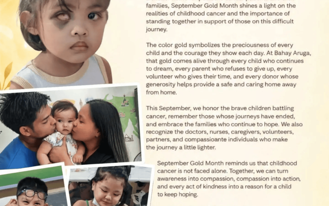 Nourishing Hope: How Bahay Aruga Supports Children Fighting Cancer