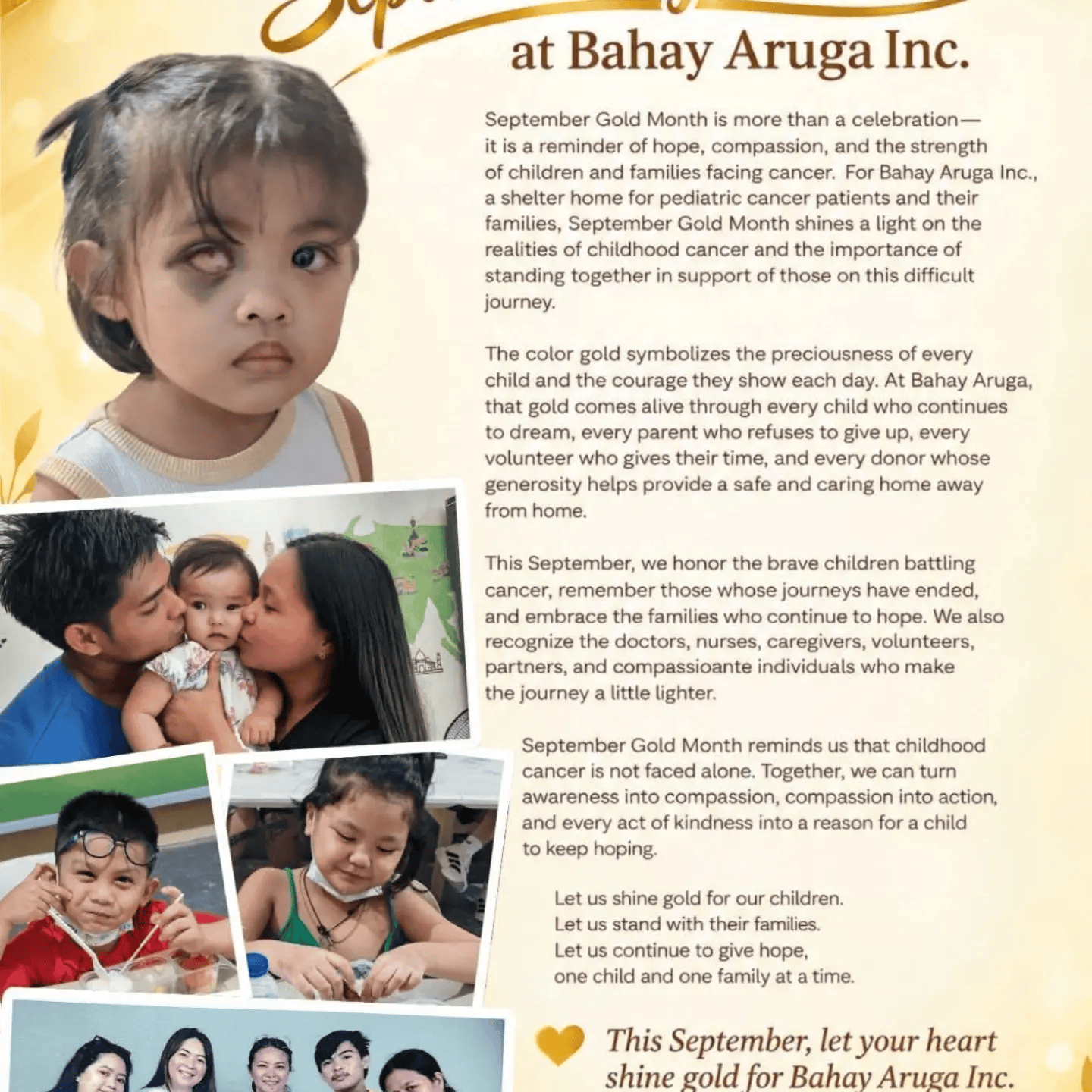 Nourishing Hope: How Bahay Aruga Supports Children Fighting Cancer